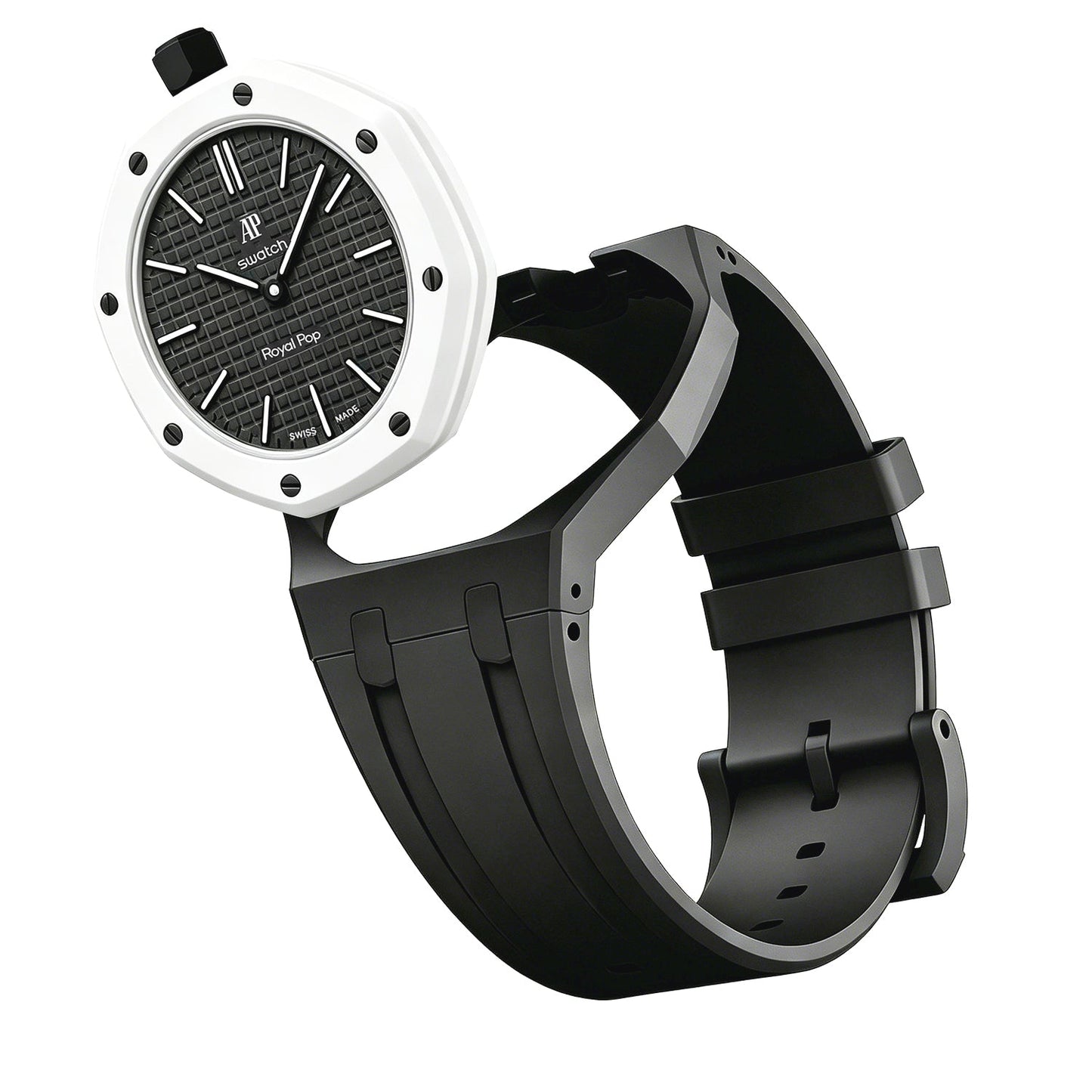 [KELA]OAK POP EXCLUSIVE BLACK SILICONE STRAP
