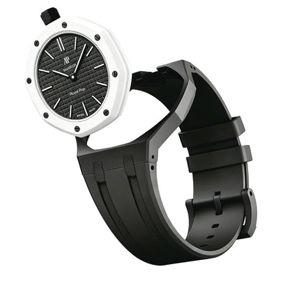 [KELA]OAK POP EXCLUSIVE BLACK SILICONE STRAP