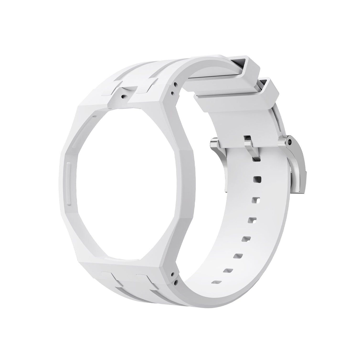 [KELA]OAK POP EXCLUSIVE  WHITE SILICONE STRAP