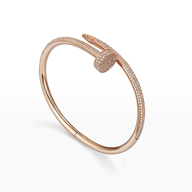 [KELA]JUSTE UN CLOU 3.5MM FULL PAVÉ NAIL BANGLE