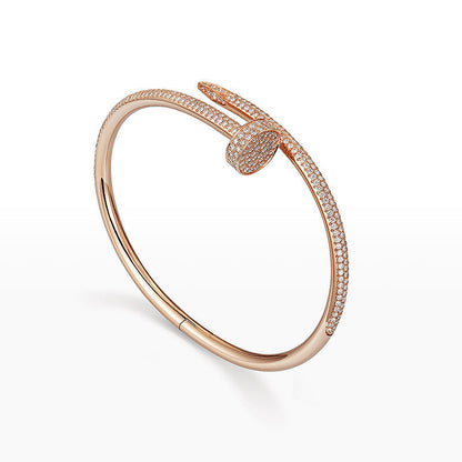 [KELA]JUSTE UN CLOU 3.5MM FULL PAVÉ NAIL BANGLE
