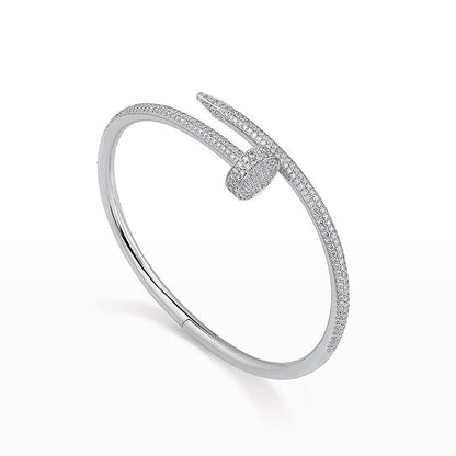 [KELA]JUSTE UN CLOU 3.5MM FULL PAVÉ NAIL BANGLE