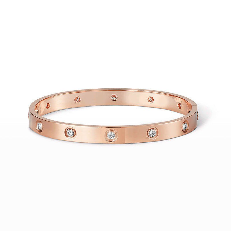 [KELA]CLASSIC 6.1MM LOVE BANGLE - 10-DIAMOND
