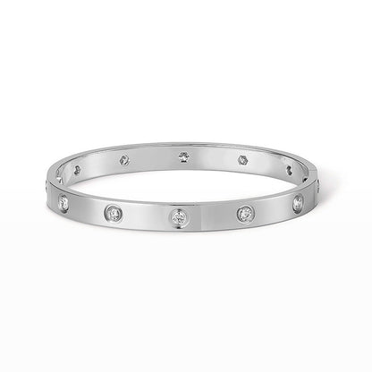 [KELA]CLASSIC 6.1MM LOVE BANGLE - 10-DIAMOND