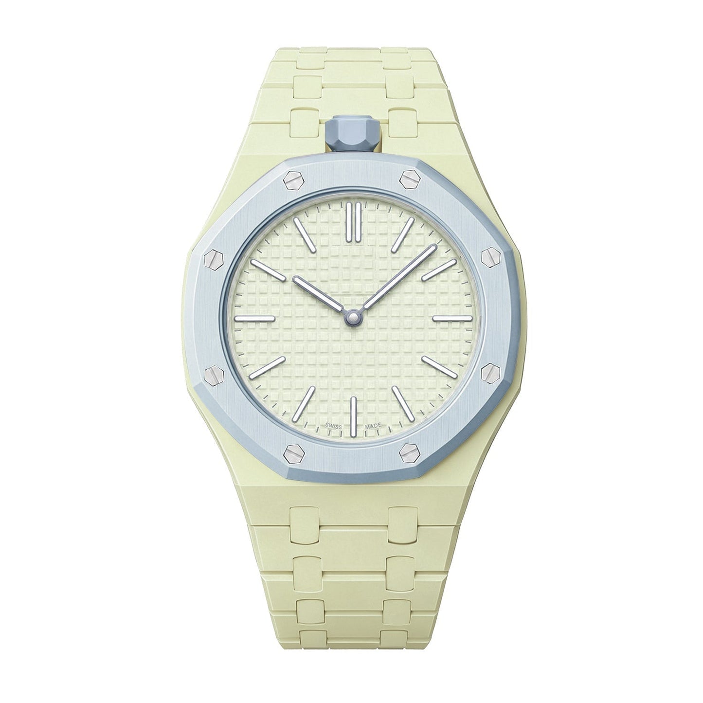 [KELA]OAK POP EXCLUSIVE CREAMY YELLOW BIOCERAMIC STRAP