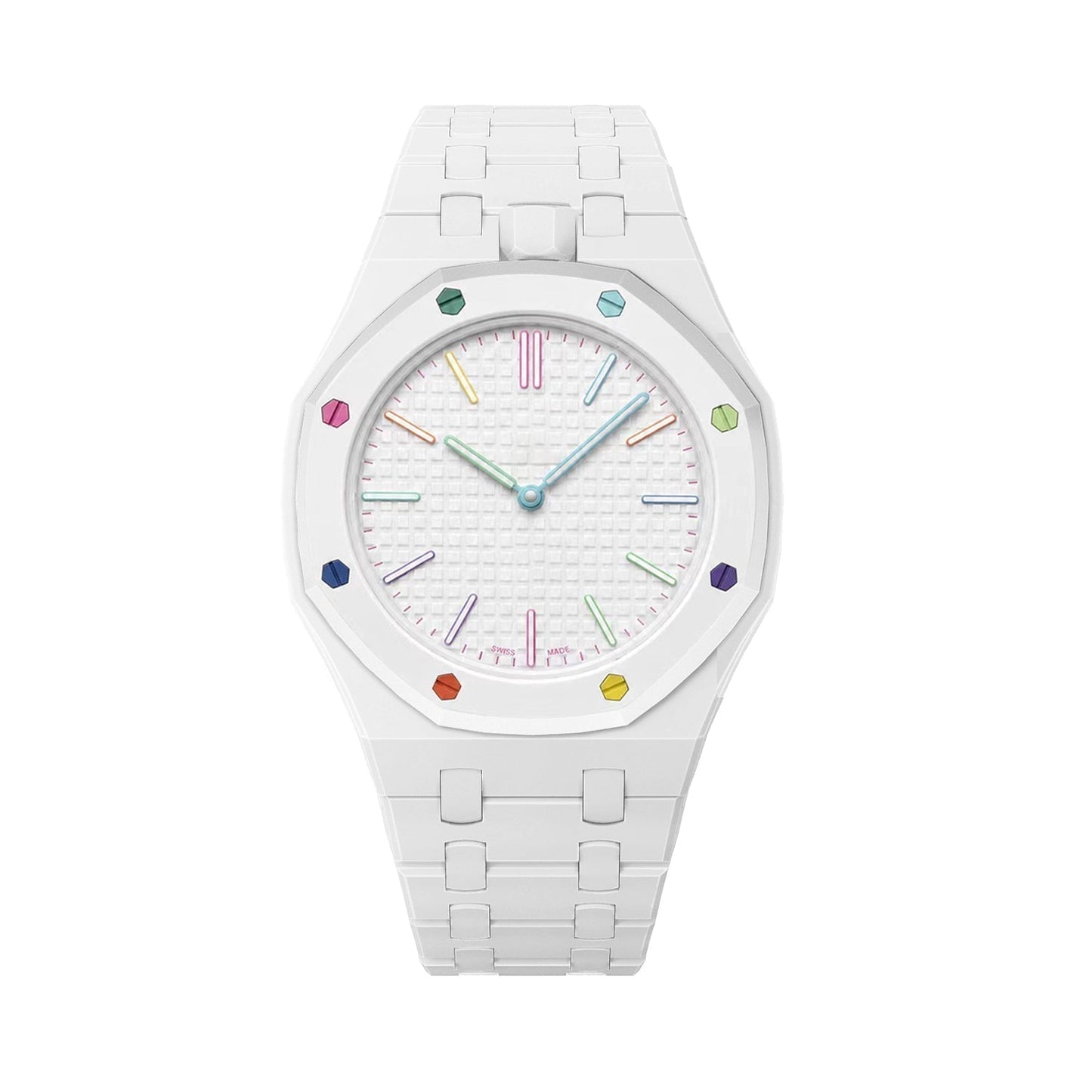 [KELA]OAK POP EXCLUSIVE WHITE BIOCERAMIC STRAP