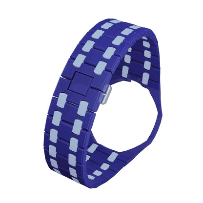 [KELA]OAK POP EXCLUSIVE DARK BLUE AND LIGHT BLUE BIOCERAMIC STRAP