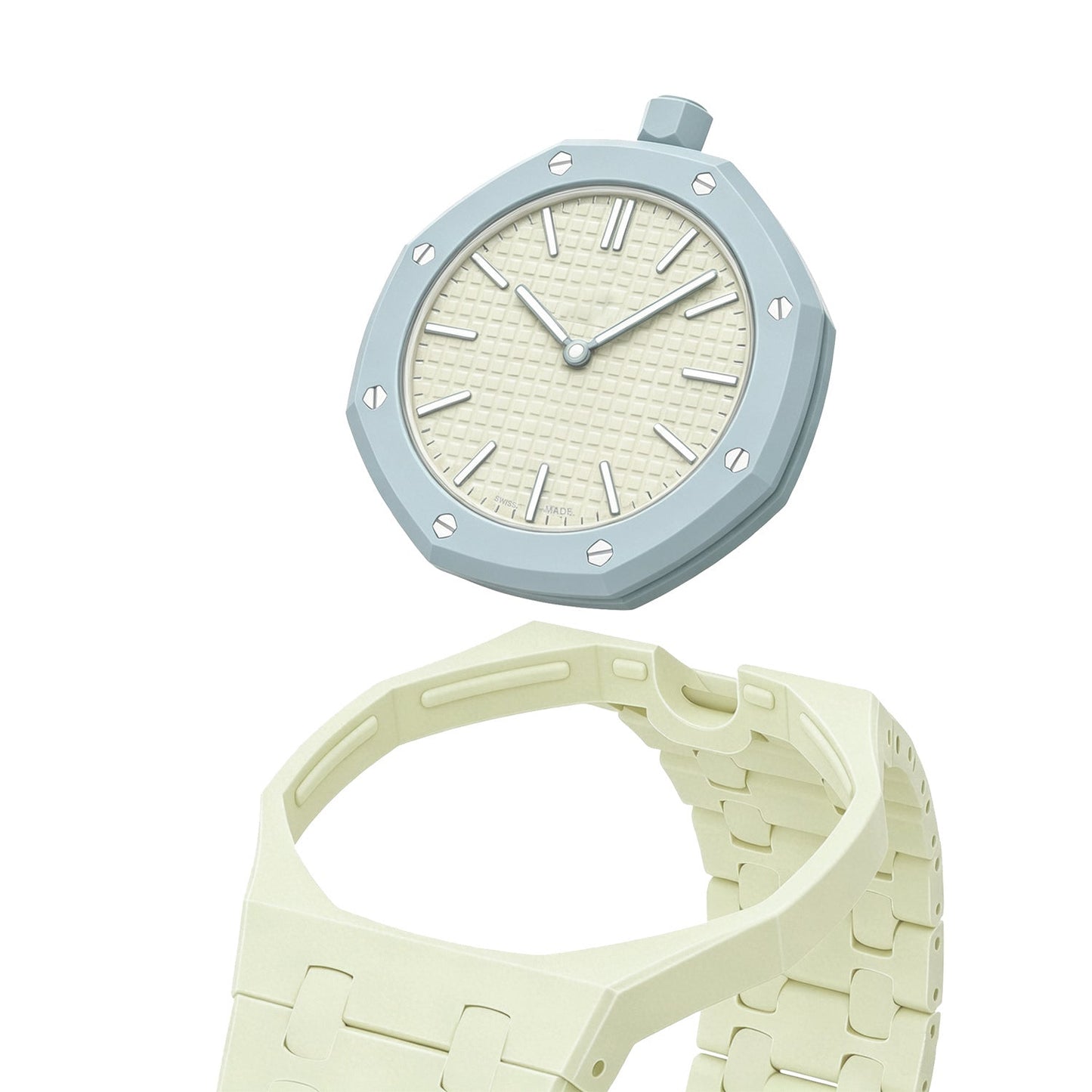 [KELA]OAK POP EXCLUSIVE CREAMY YELLOW BIOCERAMIC STRAP