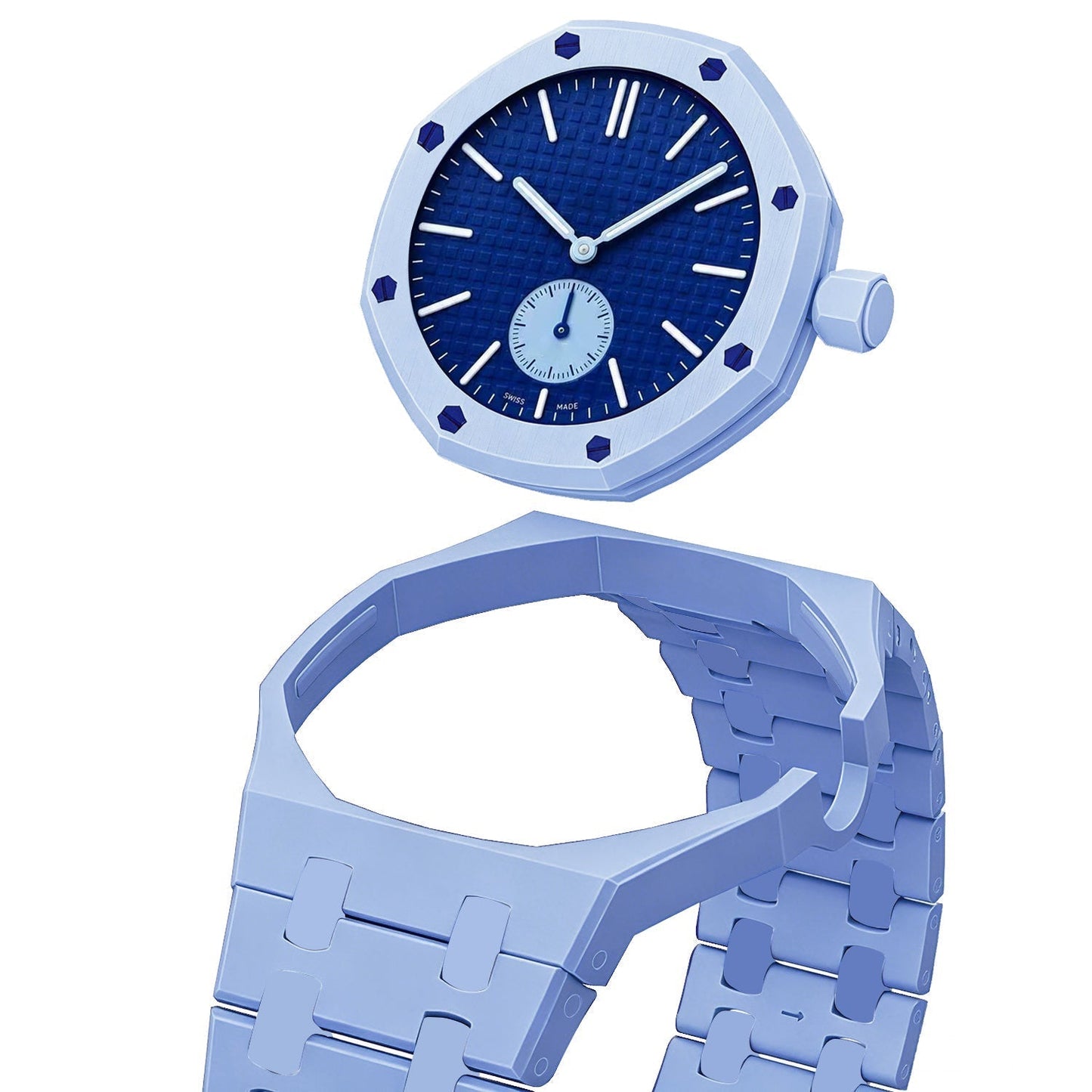 [KELA]OAK POP EXCLUSIVE LIGHT BLUE BIOCERAMIC STRAP