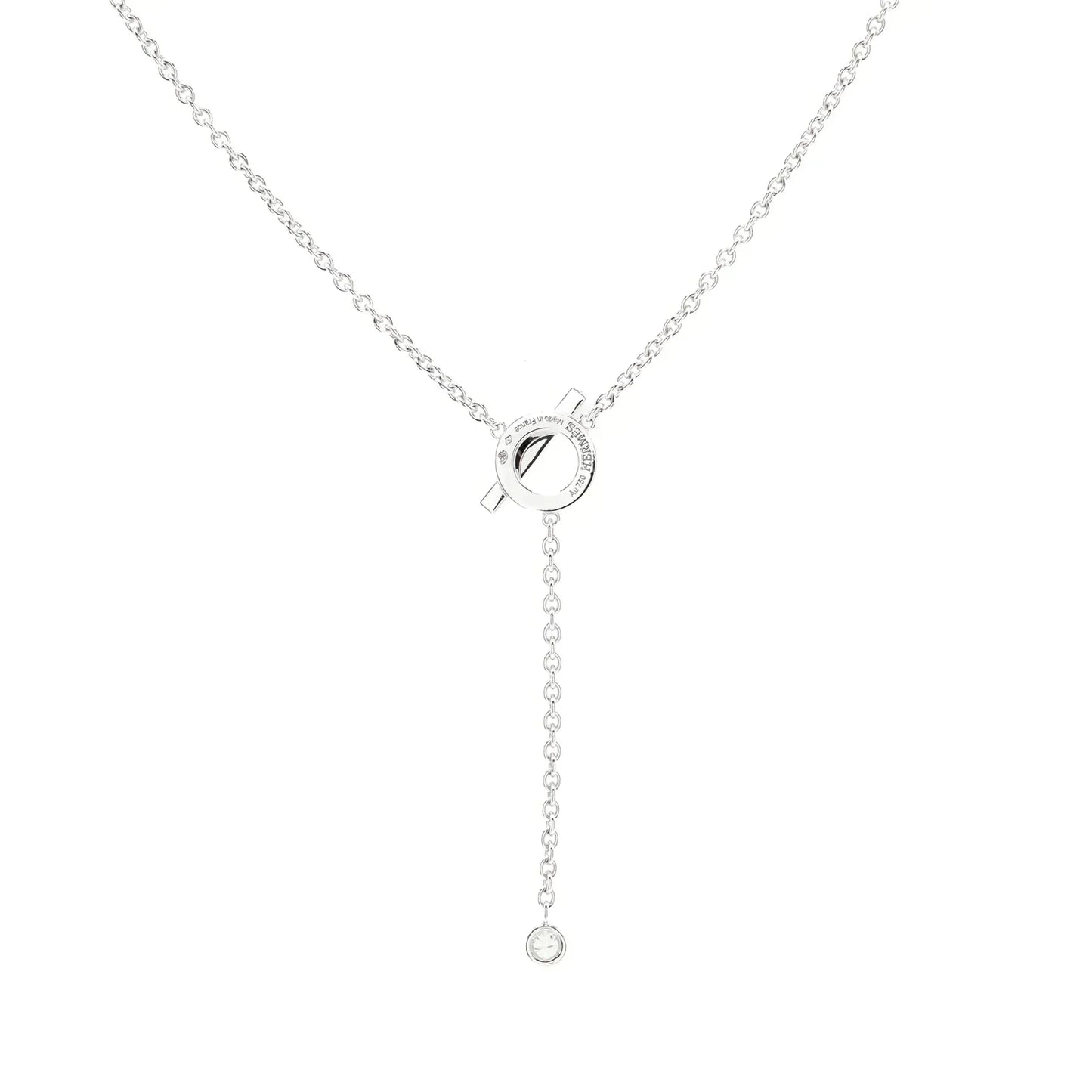 [KELA]FINESSE SILVER DIAMOND NECKLACE