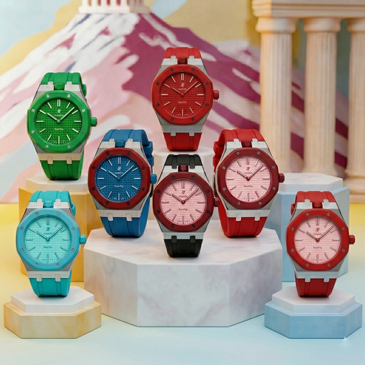 [KELA]ROYAL OAK POP EXCLUSIVE STEEL CASE & SILICONE STRAP