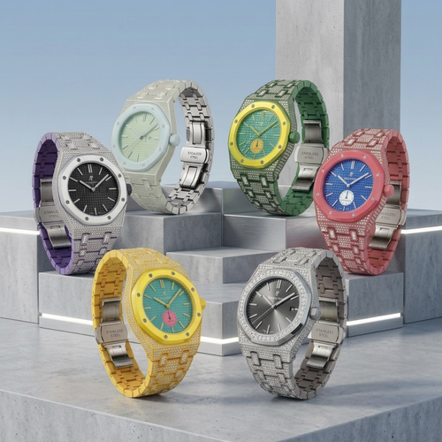 [KELA]Royal Oak Pop Exclusive Bioceramic Case & Bioceramic Strap Full Diamond