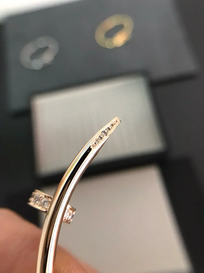 [KELA]JUSTE UN CLOU 3.5MM CLASSIC DIAMOND BANGLE