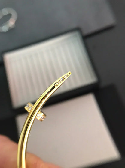 [KELA]JUSTE UN CLOU 3.5MM CLASSIC DIAMOND BANGLE