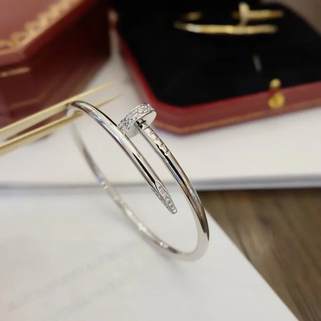 [KELA]JUSTE UN CLOU 3.5MM CLASSIC DIAMOND BANGLE