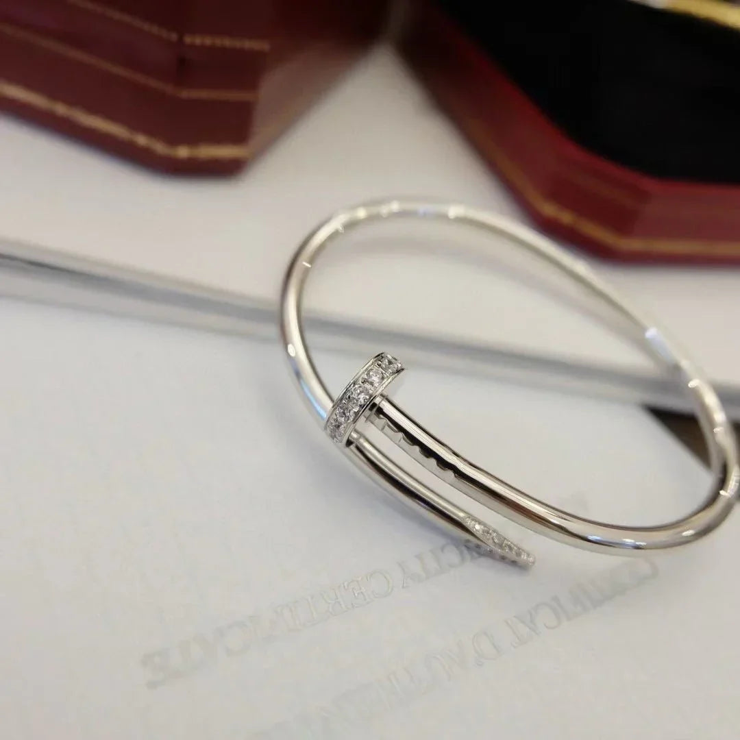 [KELA]JUSTE UN CLOU 3.5MM CLASSIC DIAMOND BANGLE