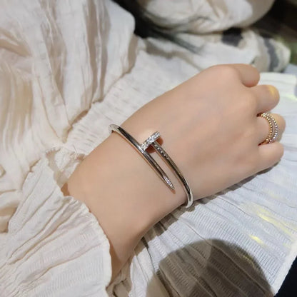 [KELA]JUSTE UN CLOU 3.5MM CLASSIC DIAMOND BANGLE