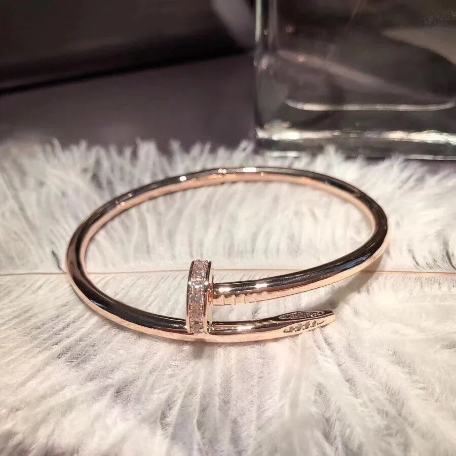 [KELA]JUSTE UN CLOU 3.5MM CLASSIC DIAMOND BANGLE