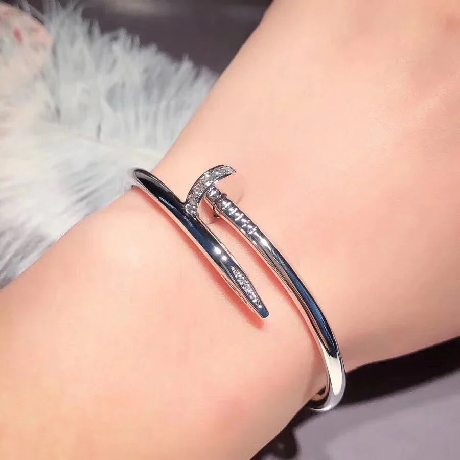 [KELA]JUSTE UN CLOU 3.5MM CLASSIC DIAMOND BANGLE