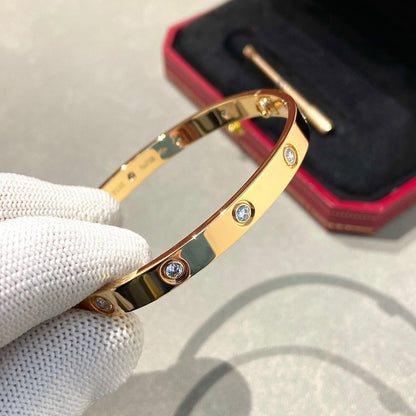 [KELA]CLASSIC 6.1MM LOVE BANGLE - 10-DIAMOND
