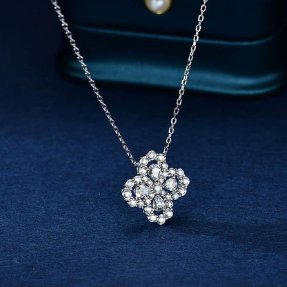 [KELA]LOOP NECKLACE FULL MOTIF DIAMOND 16MM MULTIPLE COLORS