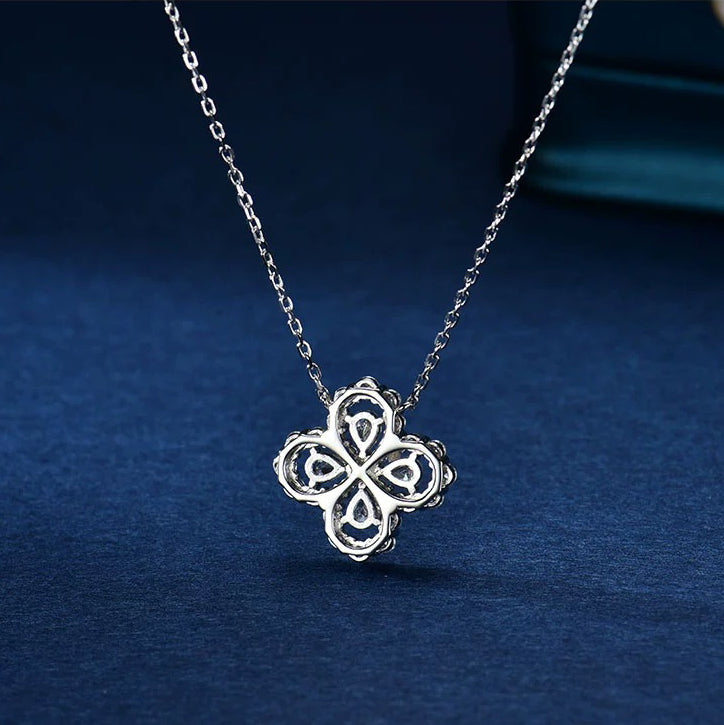 [KELA]LOOP NECKLACE FULL MOTIF DIAMOND 16MM MULTIPLE COLORS