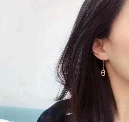 [KELA]CHAINE TASSEL EARRINGS