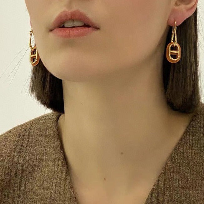[KELA]HM O'MAILLON GOLD EARRINGS