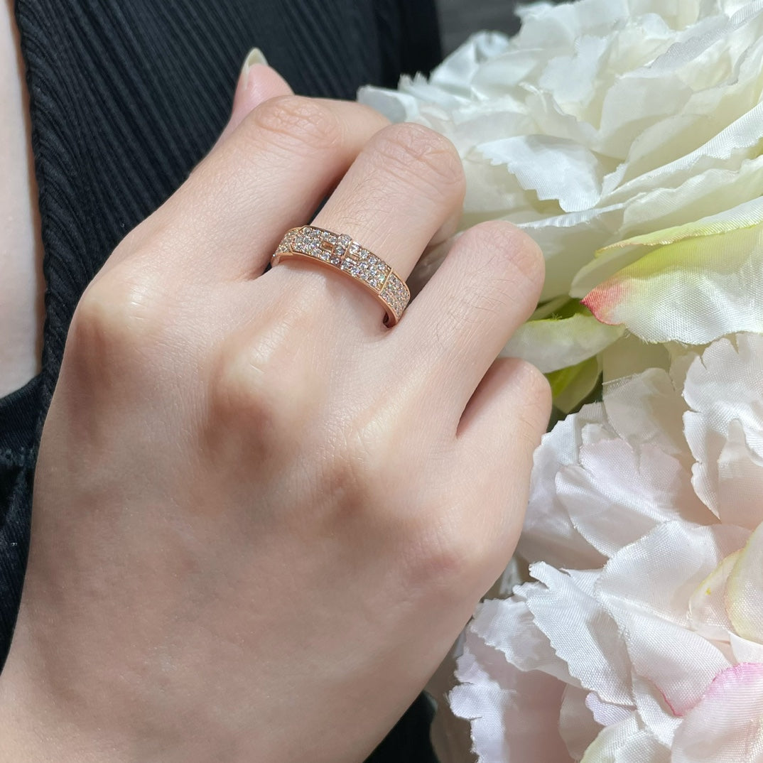 [KELA]KELLY ROSE GOLD DIAMOND RING