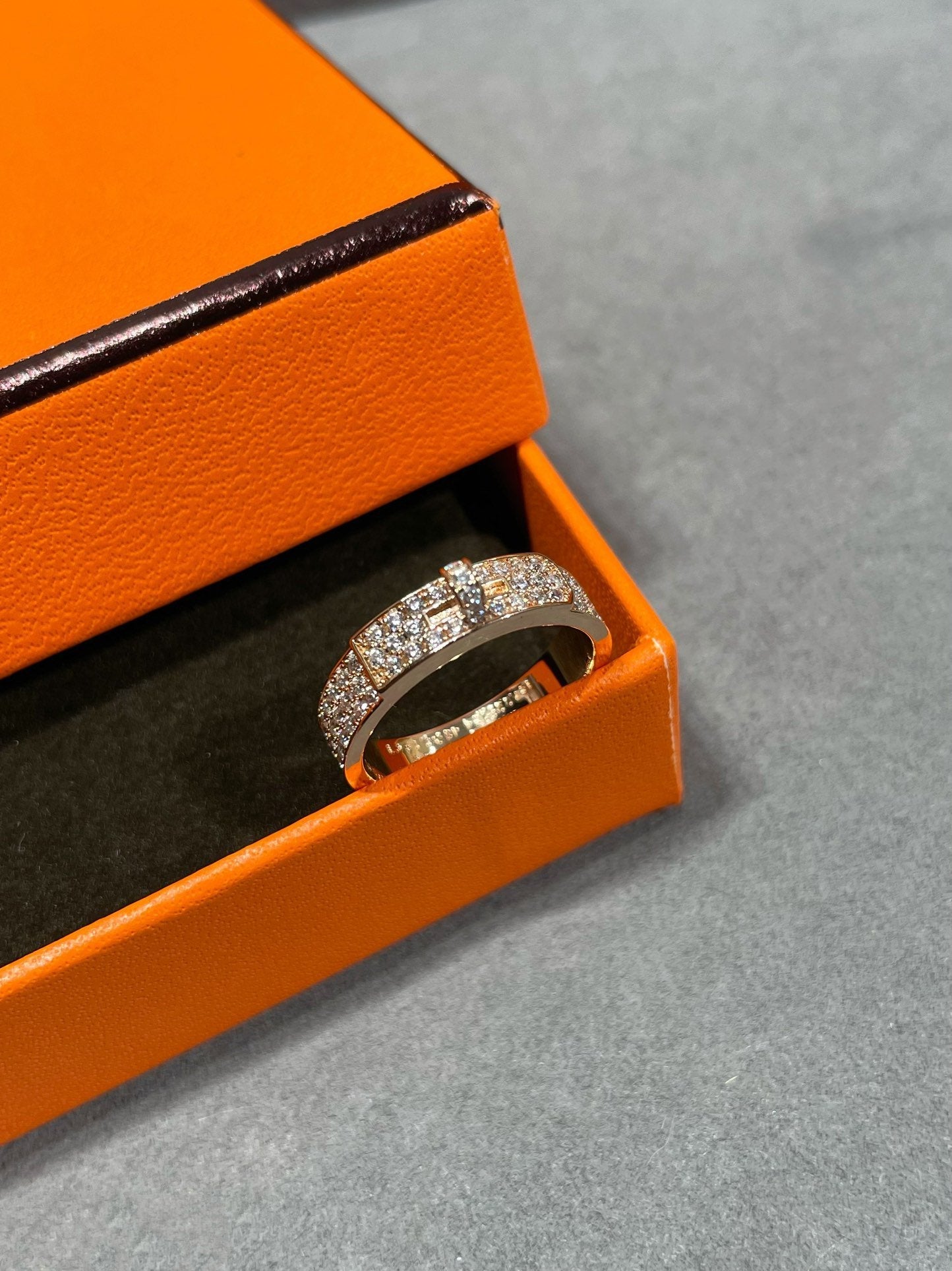 [KELA]KELLY ROSE GOLD DIAMOND RING