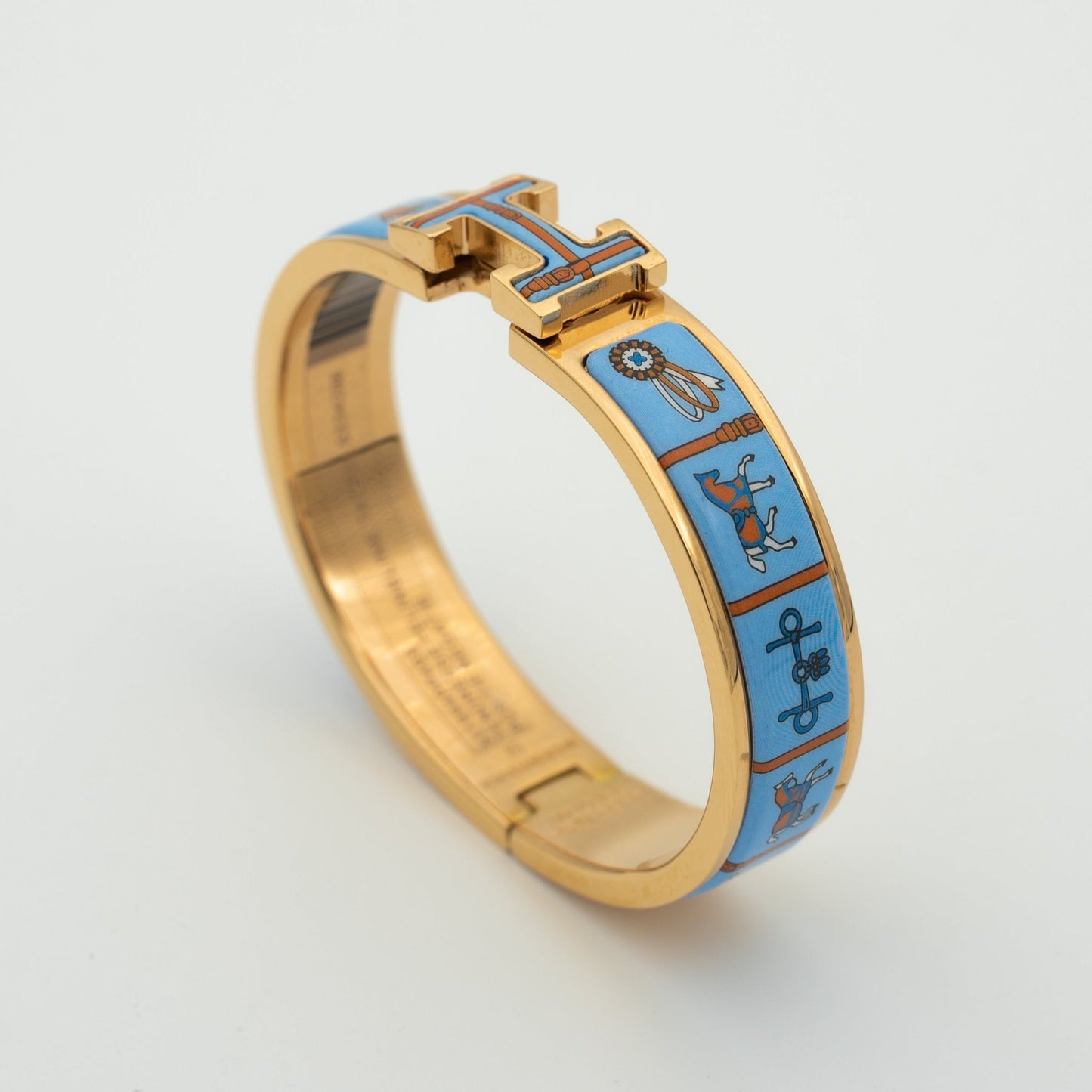 [KELA]H ROSE GOLD BRACELET BLUE CERAMIC