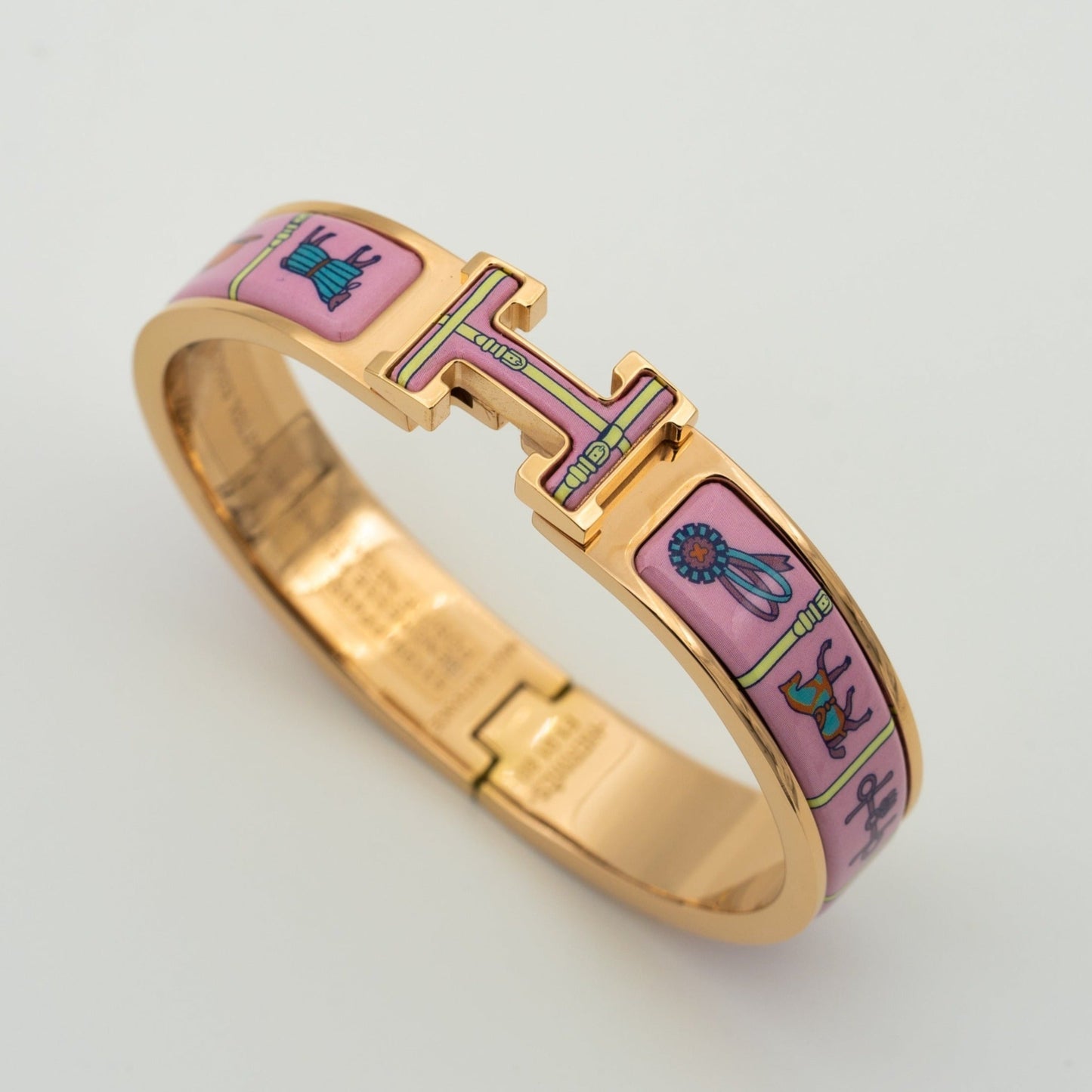 [KELA]H ROSE GOLD BRACELET PINK CERAMIC