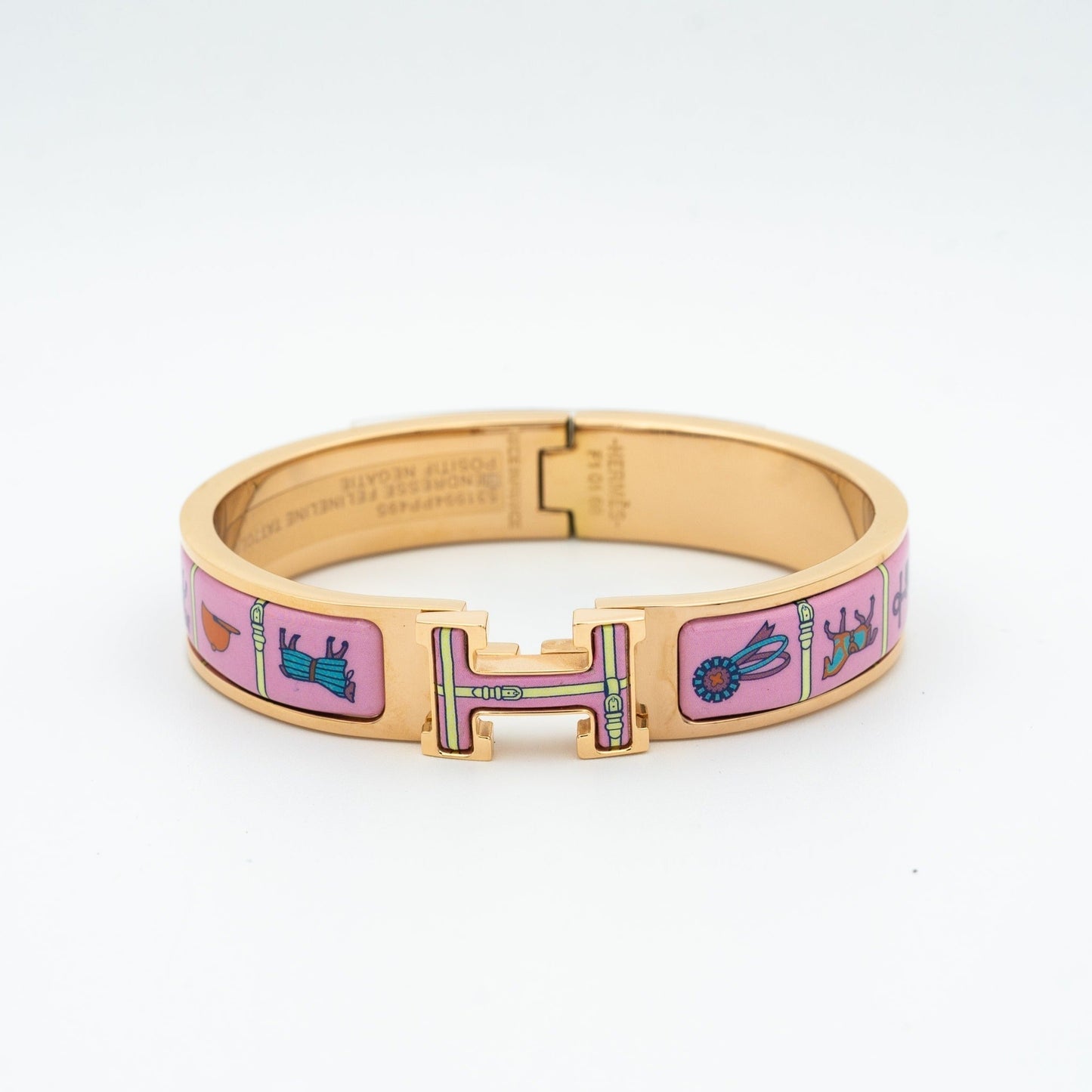 [KELA]H ROSE GOLD BRACELET PINK CERAMIC