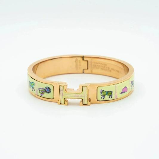 [KELA]H ROSE GOLD BRACELET CREAM CERAMIC
