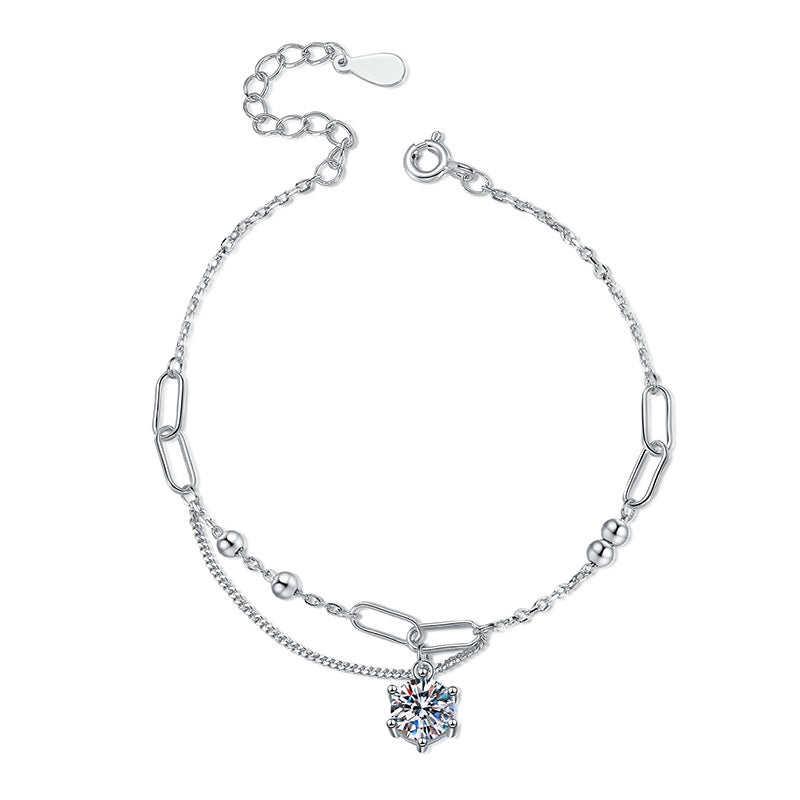[KELA]CLASSIC SOLITAIRE MOISSANITE BRACELET