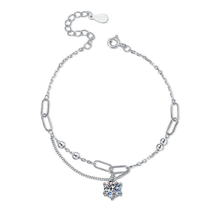 [KELA]CLASSIC SOLITAIRE MOISSANITE BRACELET