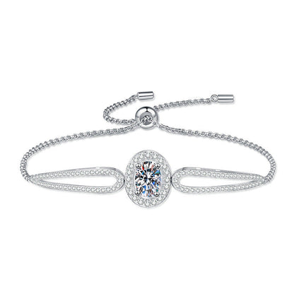 [KELA]"PIGEON'S EGG" TEARDROP MOISSANITE BRACELET