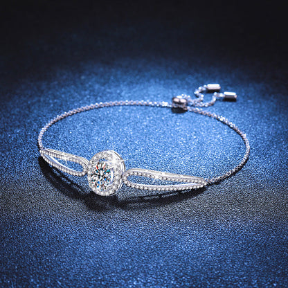 [KELA]"PIGEON'S EGG" TEARDROP MOISSANITE BRACELET