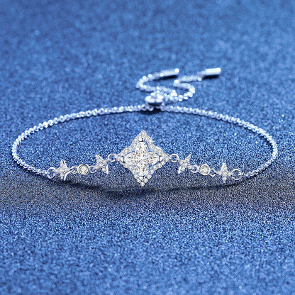 [KELA]MARQUISE-CLOVER MOISSANITE BRACELET
