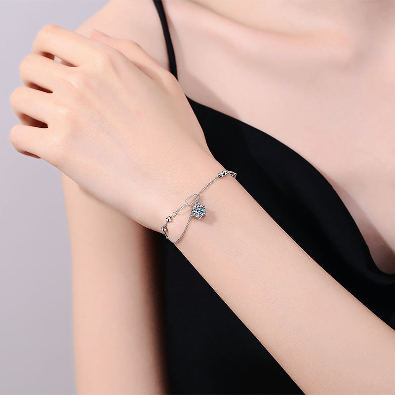 [KELA]CLASSIC SOLITAIRE MOISSANITE BRACELET