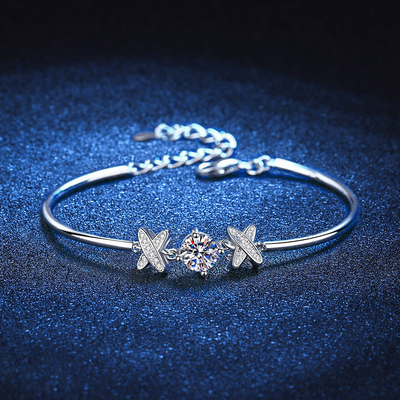 [KELA]ELEGANT BOW-KNOT MOISSANITE BRACELET