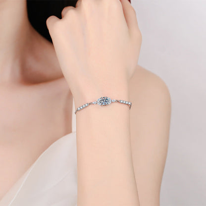 [KELA]BLOOMING STAR-FLOWER MOISSANITE BRACELET