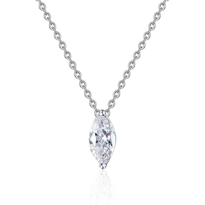 [KELA]SOPHISTICATED MARQUISE-CUT MOISSANITE PENDANT NECKLACE