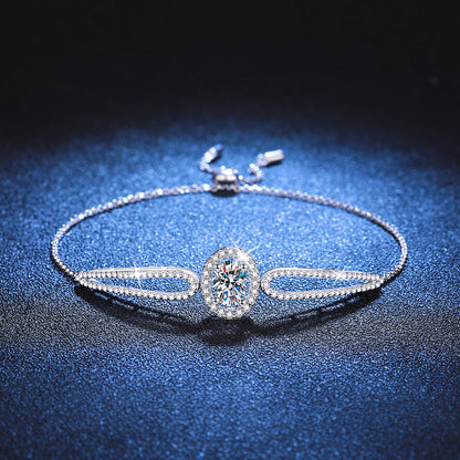 [KELA]"PIGEON'S EGG" TEARDROP MOISSANITE BRACELET