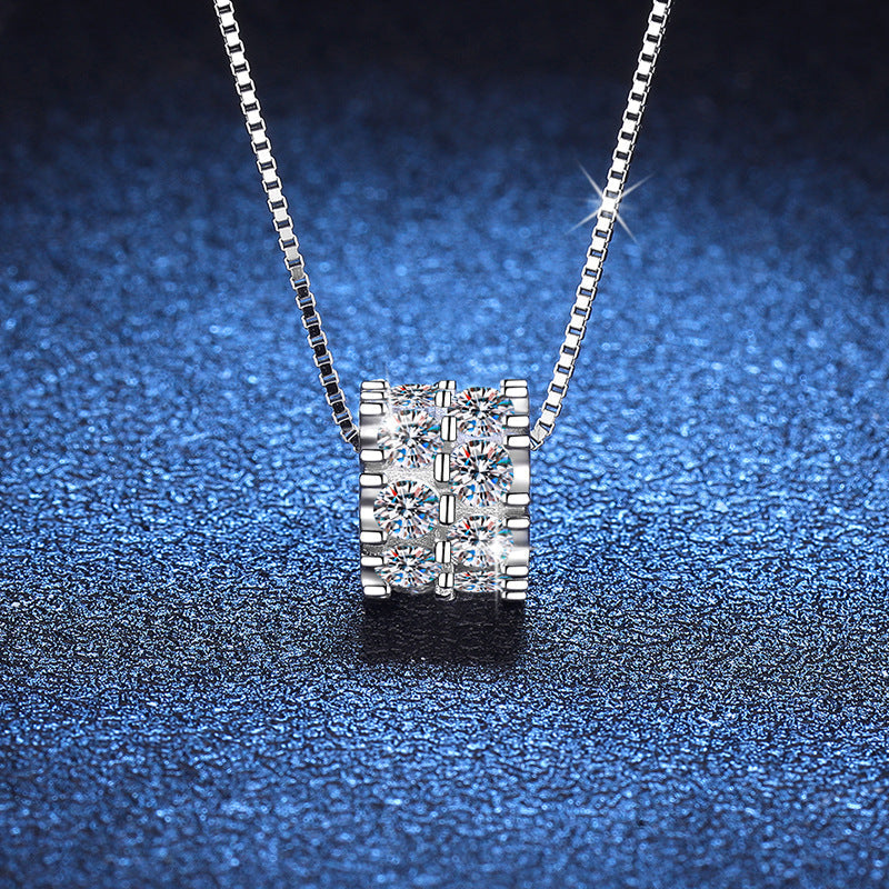 [KELA]ELEGANT SLIM-WAIST MOISSANITE NECKLACE