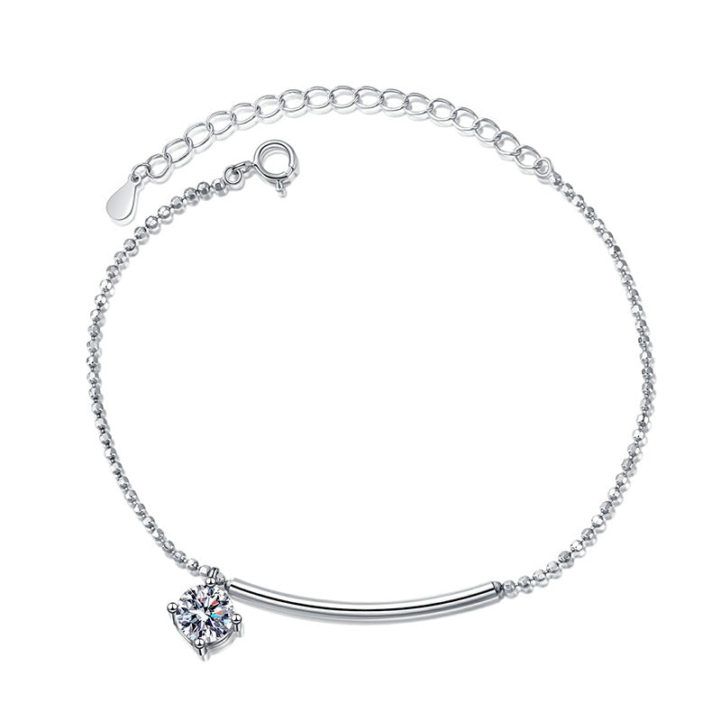 [KELA]ELEGANT HALF-MOON CURVE MOISSANITE BRACELET
