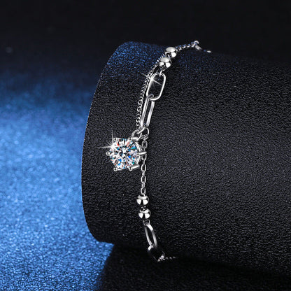 [KELA]CLASSIC SOLITAIRE MOISSANITE BRACELET
