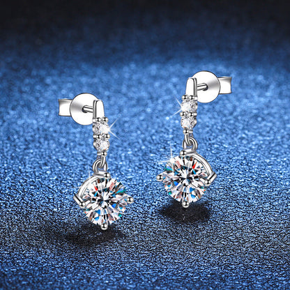 [KELA]DYNAMIC TASSEL MOISSANITE DROP EARRINGS