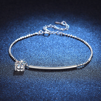 [KELA]ELEGANT HALF-MOON CURVE MOISSANITE BRACELET