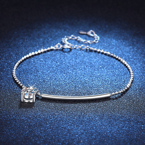 [KELA]ELEGANT HALF-MOON CURVE MOISSANITE BRACELET